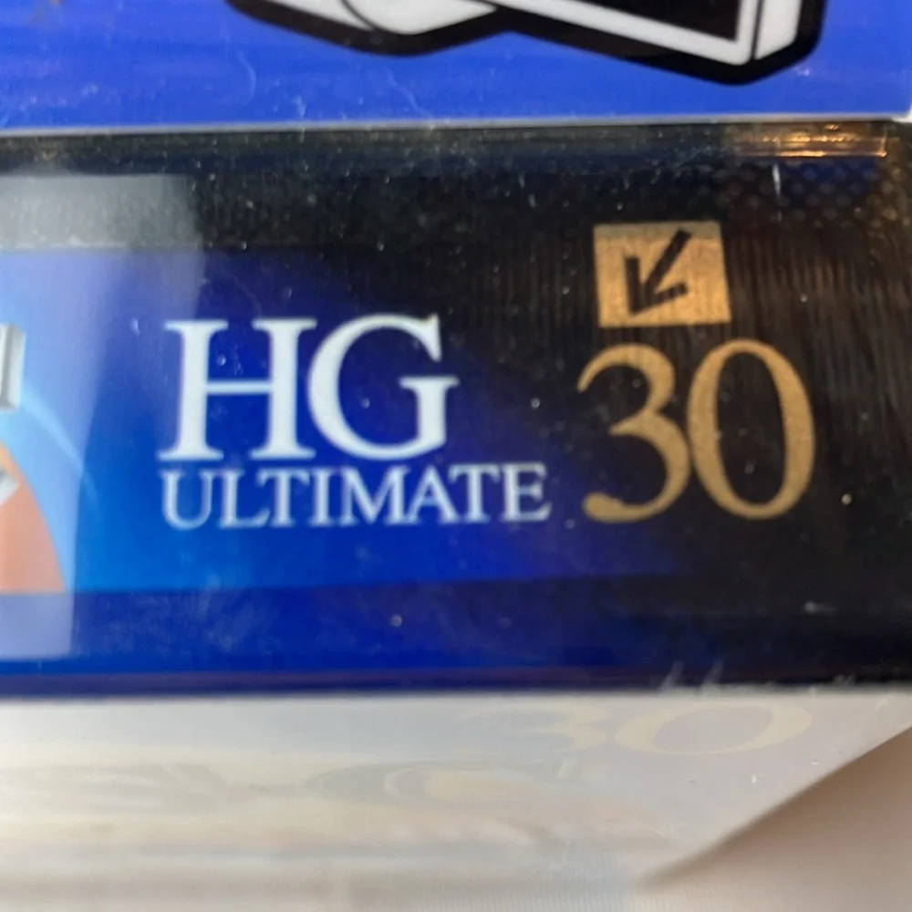 Lot of 4 TDK VHS-C HG Ultimate TC-30 Camcorder Videotape SEALED 4 Pack